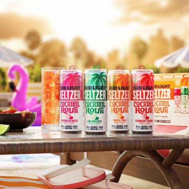 It's cocktail hour somewhere! New from Bud Light Seltzer this summer! Order online or call your rep to place an order now!