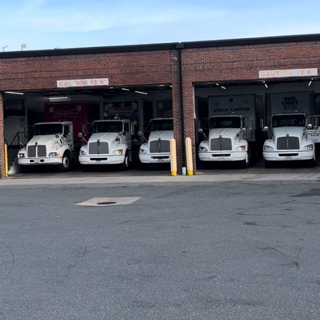 The trucks are tucked in for the night, waiting to be loaded up for another big day before the long weekend!  #readytoroll