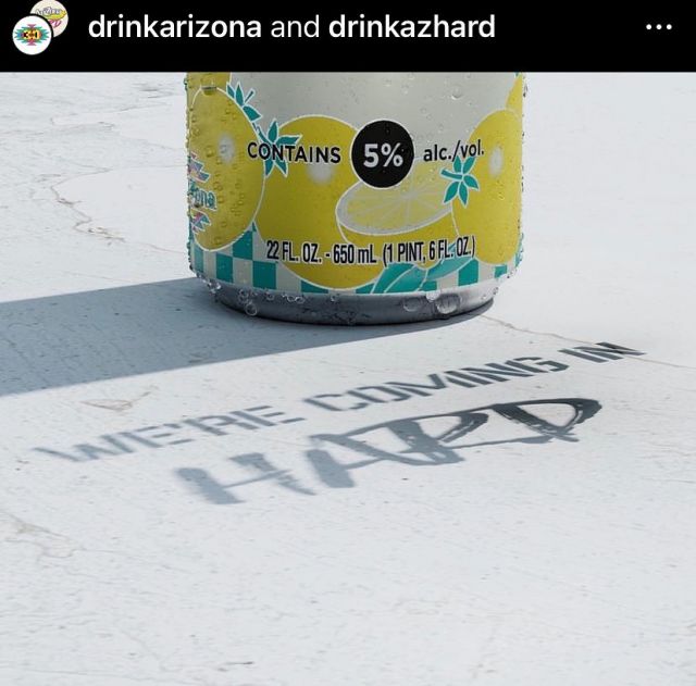 @drinkazhard is in house! Call your sales rep or order on the retailer portal, this is one you don’t want to miss!
